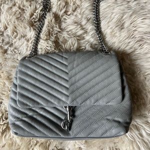 Rebecca Minkoff Edie leather grey